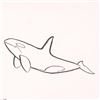 Image 2 : Wyland, "Orca" Framed Original Sketch, Hand Signed with Certificate of Authenticity.
