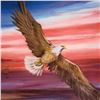 Image 2 : "Red White and Blue" Limited Edition Giclee on Gallery Wrapped Canvas by Martin Katon, Numbered and 