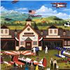 Image 2 : "Franklin Field's First Annual Air Fair" Limited Edition Lithograph by Jane Wooster Scott, Numbered 