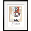 Image 1 : Pablo Picasso "Nature Morte au Gueridon et a l'Assiette" Custom Framed Lithograph