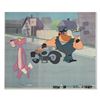 Image 1 : Original Production Cel from the Animated Classic, "The Pink Panther", with Letter of Authenticity.
