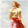Image 2 : Pino (1939-2010) - "Wind Swept" Artist Embellished Limited Edition on Canvas (24" x 40"), AP Numbere