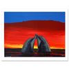Image 1 : "Sunset Romance" Limited Edition Giclee on Canvas by Renowned Artist Wyland, Numbered and Hand Signe