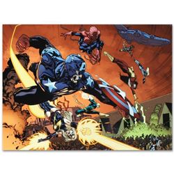 "New Avengers #59" Limited Edition Giclee on Canvas by Stuart Immonen and Marvel Comics, Numbered wi