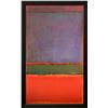 Image 1 : Mark Rothko "No. 6 (Violet, Green and Red), 1951" Custom Framed Offset Lithograph