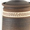 Image 2 : Eugenijus Tamosiunas - Hand Made Ceramic Jar with Lid. Hand Signed by the Artist.