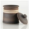 Image 3 : Eugenijus Tamosiunas - Hand Made Ceramic Jar with Lid. Hand Signed by the Artist.
