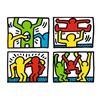 Image 1 : Keith Haring "Pop Shop Quad I, c.1987" Offset Lithograph