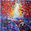 Image 2 : Svyatoslav Shyrochuk - "Couples in the Park" Limited Edition on Gallery Wrapped Canvas, Numbered and