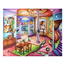Alexander Astahov- Original Oil on Canvas "Modern Interior"