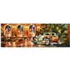 Image 1 : Leonid Afremov "1934 Packard" Limited Edition Giclee on Canvas (35" x 12"), Numbered and Signed; Cer