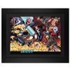 Image 1 : "Avengers #12" Extremely Limited Edition Giclee on Canvas (34" x 25") by Matthew Clark and Marvel Co
