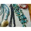Image 4 : BAG OF ASSORTED JEWELRY - BEADED - 5 NECKEACES & 1 BRACELET