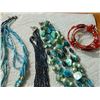 Image 5 : BAG OF ASSORTED JEWELRY - BEADED - 5 NECKEACES & 1 BRACELET