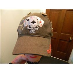 BASEBALL CAP (I'M ALL IN) -  WITH ASSORTED PINS ETC.