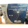 Image 1 : LED CRYSTAL PENDANT CHANDELIER - WORKING