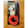 Image 1 : NEW LITEY LEASH - DOGS OF ALL SIZES - NITE TIME LEASH - PUSH BUTTON TO LIGHT - RED