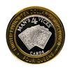 Image 1 : .999 Fine Silver Four Queens Casino Las Vegas $10 Limited Edition Gaming Token