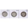 Image 1 : Lot of 1899-S, 1909, 1913-S Barber Half Dollar Coins