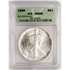 Image 1 : 1989 $1 American Silver Eagle Coin ICG MS69