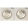Image 1 : Lot of (2) 1986 $1 American Silver Eagle Coins