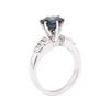 Image 4 : 14KT White Gold 3.14 ctw Sapphire And Diamond Ring