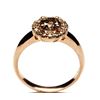 Image 4 : 14KT Rose Gold 1.27 ctw Round Cut Diamond Engagement Wedding Band Ring