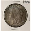 Image 1 : 1886 $1 Morgan Silver Dollar Coin Nice Toning
