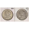 Image 1 : Lot of 1891 & 1891-O $1 Morgan Silver Dollar Coins