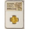Image 1 : AD 602-610 Phocas Byzantine Empire Solidus Ancient Gold Coin NGC Choice AU