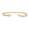 Image 3 : 14KT Yellow Gold 6.25 ctw Diamond Bracelet