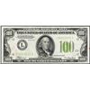 Image 1 : 1934 $100 Federal Reserve Note San Francisco Light Green Seal