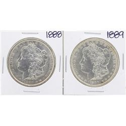 Lot of 1888-1889 $1 Morgan Silver Dollar Coins