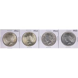 Lot of 1922-1925 $1 Peace Silver Dollar Coins