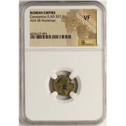 Constantius II, 337-361 AD Ancient Roman Empire Coin NGC VF