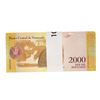 Image 2 : Pack of (100) Uncirculated 2016 Republic of Venezuela 2000 Bolivares Bank Notes