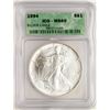 Image 1 : 1994 $1 American Silver Eagle Coin ICG MS69