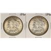 Image 1 : Lot of (2) 1896 $1 Morgan Silver Dollar Coins Nice Toning