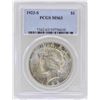 Image 1 : 1923-S $1 Peace Silver Dollar Coin PCGS MS63