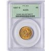 Image 1 : 1897-S $5 Liberty Head Half Eagle Gold Coin PCGS AU55