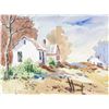Image 1 : Edward Garbely 1908-1999 US Watercolor Landscape