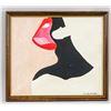 Image 2 : American Pop Oil on Canvas Signed Illegibly
