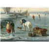 Image 5 : Signed Keenig Oil on Board Dutch Landscape 1840