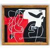 Image 2 : Le Corbusier Swiss-French Modernist Oil on Canvas