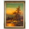 Image 2 : Ludwig Munninger German Oil on Canvas Landscape
