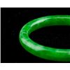 Image 2 : Burma Green Jadeite Carved Bangle