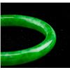 Image 3 : Burma Green Jadeite Carved Bangle