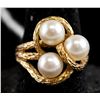 Image 1 : 14k Yellow Gold Pearl Ring