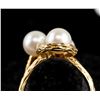Image 4 : 14k Yellow Gold Pearl Ring