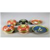 Image 1 : Set of 6 Qing Chinese Bronze Cloisonne Cases